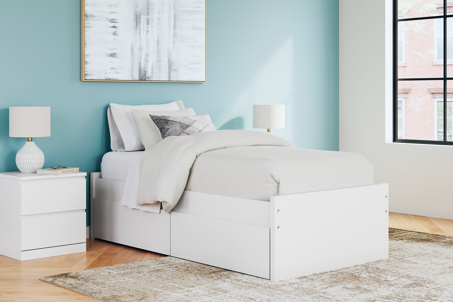 Ashley Express - Onita Platform Bed With 1 Side Storage