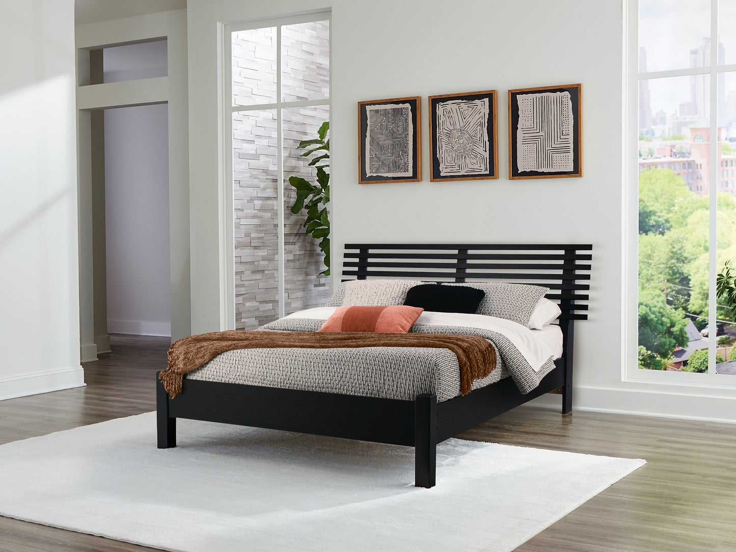Ashley Express - Danziar Queen Slat Panel Bed