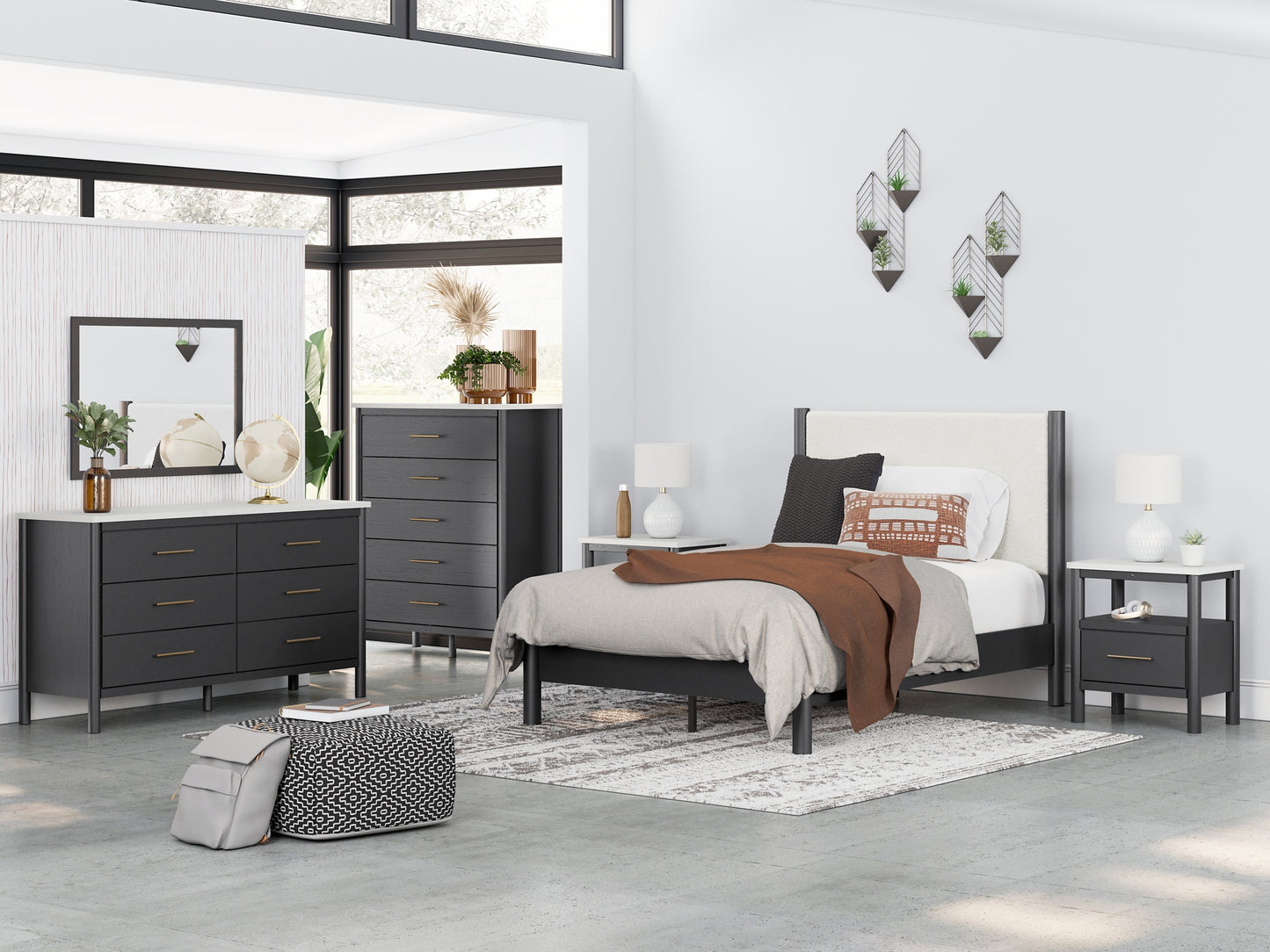 Ashley Express - Cadmori Upholstered Panel Bed