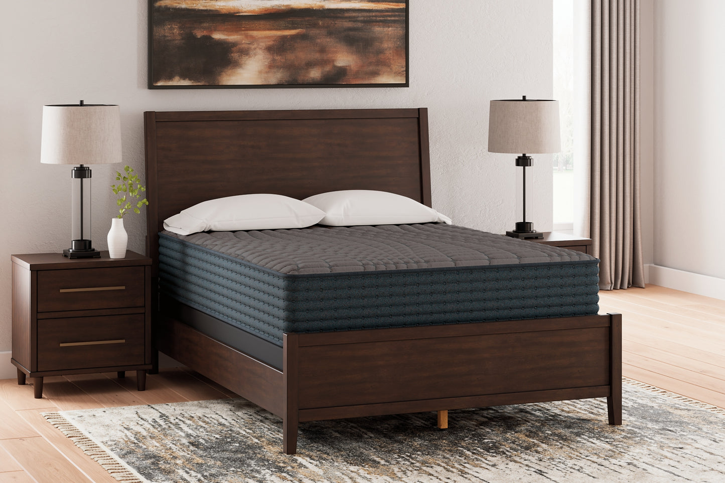 Ashley Express - Gray 1200 Hybrid Mattress