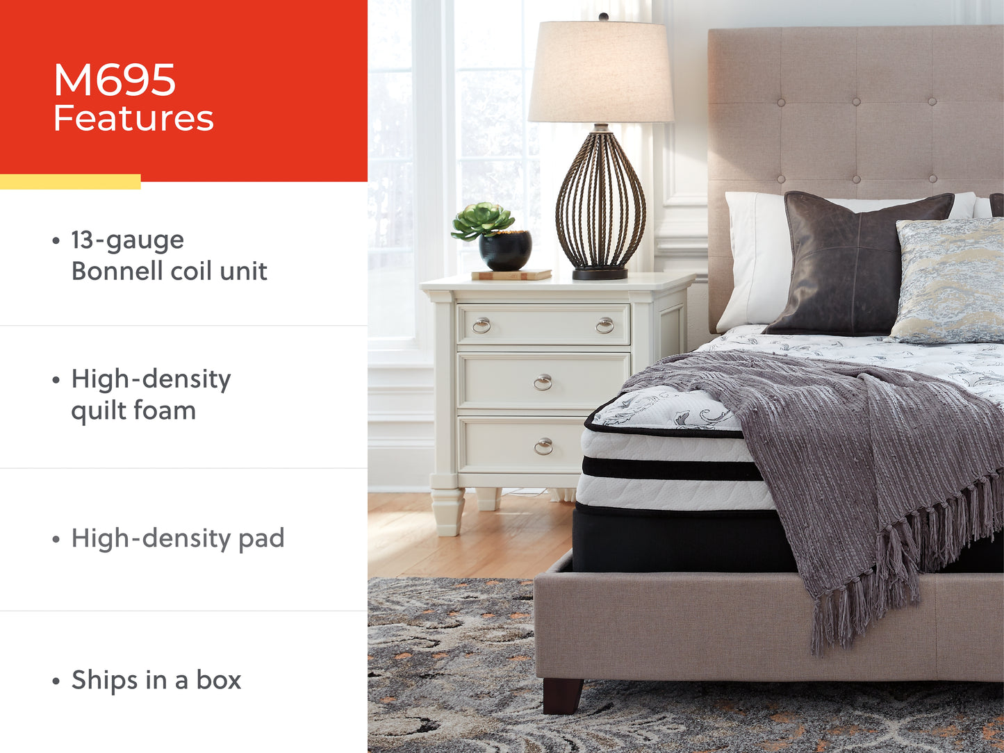 Ashley Express - 8 Inch Chime Innerspring Mattress