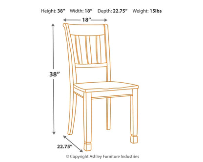 Ashley Express - Whitesburg Dining Room Side Chair (2/CN)