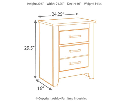 Ashley Express - Brinxton Two Drawer Night Stand
