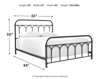 Ashley Express - Nashburg  Metal Hdbd/Ftbd/Rails