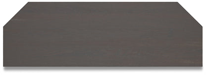 Ashley Express - Dorrinson Corner TV Stand/Fireplace OPT