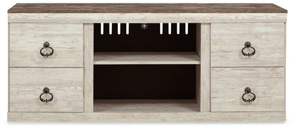 Ashley Express - Willowton LG TV Stand w/Fireplace Option