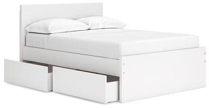 Ashley Express - Onita  Panel Platform Bed With 1 Side Storage