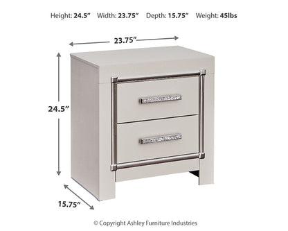 Ashley Express - Zyniden Two Drawer Night Stand