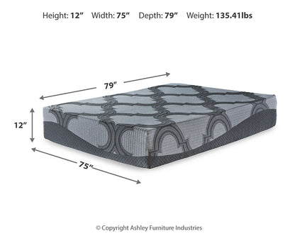 Ashley Express - 12 Inch Ashley Hybrid King Mattress