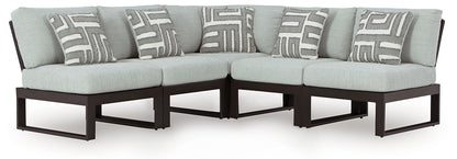 Ashley Express - Beachloft 5-Piece Outdoor Sectional