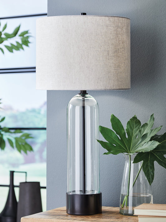 Ashley Express - Kerrbrook Glass Table Lamp (1/CN).
