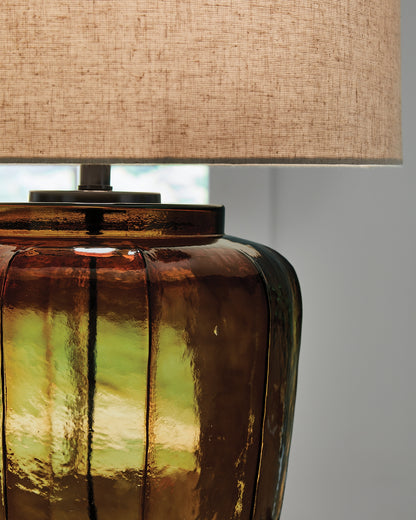 Ashley Express - Bainmore Glass Table Lamp (1/CN).