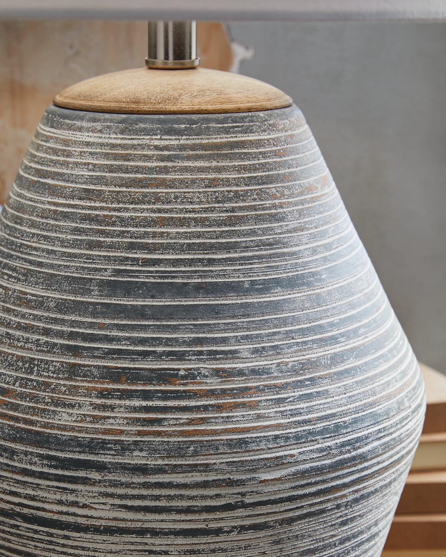 Ashley Express - Lawrock Terracotta Table Lamp (1/CN).