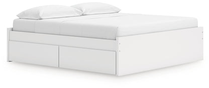 Ashley Express - Onita King Platform Bed with 1 Side Storage